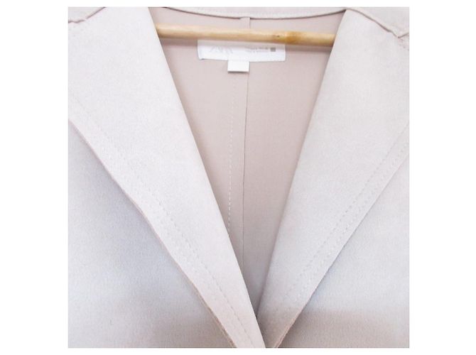 Autre Marque Abrigo de ante sintético elástico ZARA Beige Crudo - vista 3