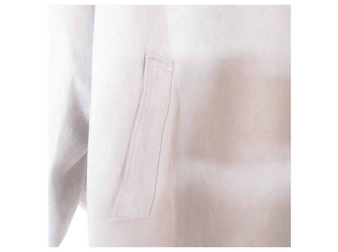 Autre Marque Abrigo de ante sintético elástico ZARA Beige Crudo - vista 4