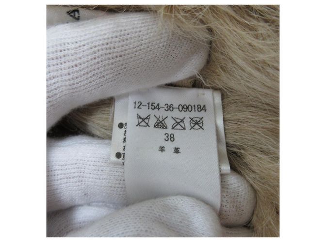 Autre Marque Abrigo de shearling ESTNATION Castaño - vista 9