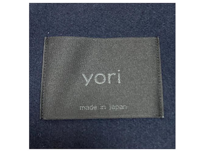 Autre Marque yori Kleid mit V-Ausschnitt Blau Roh Marineblau - Ansicht 4
