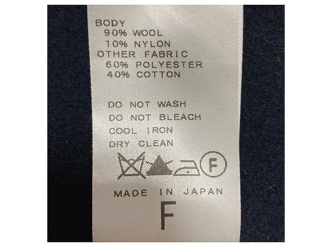 Autre Marque yori Kleid mit V-Ausschnitt Blau Roh Marineblau - Ansicht 5