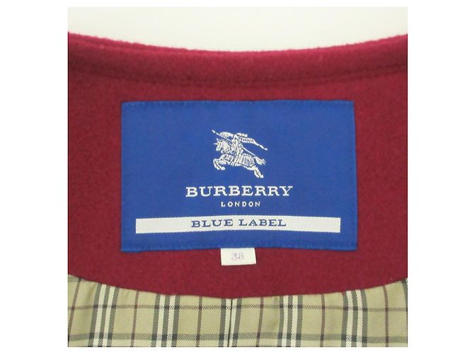 Abrigo de lana Burberry Blue Label Rosa - vista 3