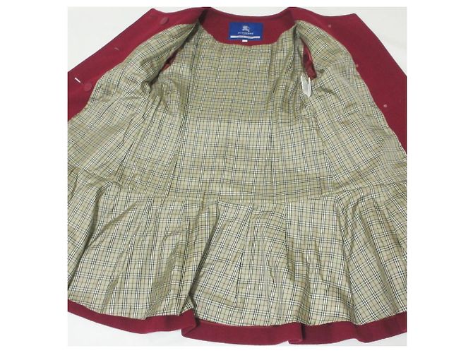 Abrigo de lana Burberry Blue Label Rosa - vista 7