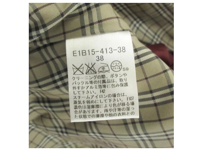Abrigo de lana Burberry Blue Label Rosa - vista 8