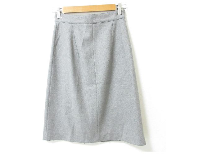 Falda de lana Panna Acne Studios Falda de lana Castaño - vista 2
