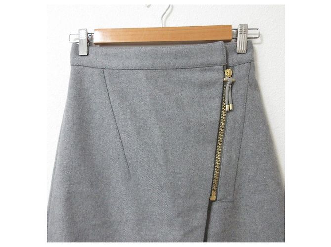 Falda de lana Panna Acne Studios Falda de lana Castaño - vista 3