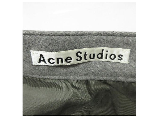 Falda de lana Panna Acne Studios Falda de lana Castaño - vista 5