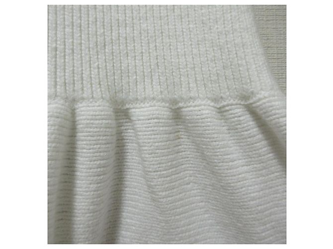 Autre Marque ADEAM Langarm-Strickkleid Weiß - Ansicht 7
