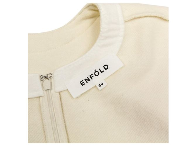 Autre Marque SWEAT Kleid ENFOLD TEXAS Weiß Aus weiß - Ansicht 8
