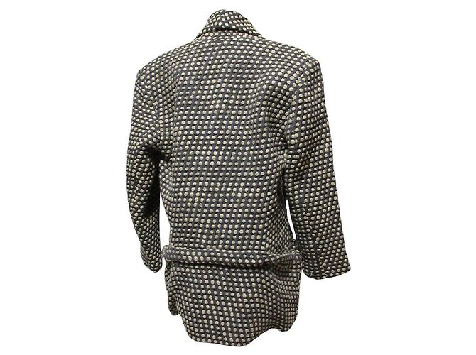 Chaqueta de lana Issey Miyake Castaño Beige - vista 3