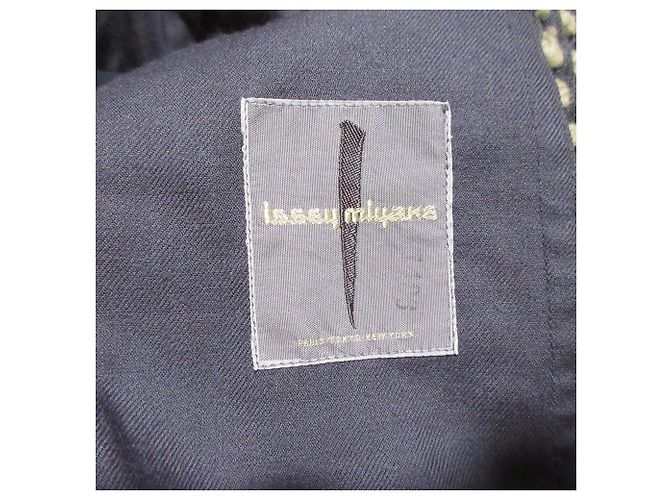 Chaqueta de lana Issey Miyake Castaño Beige - vista 6