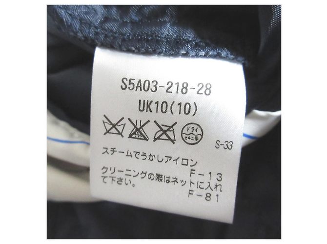 Autre Marque Casaco Pringle com forro acolchoado, capuz removível e gola simples Azul Azul marinho - vista 10
