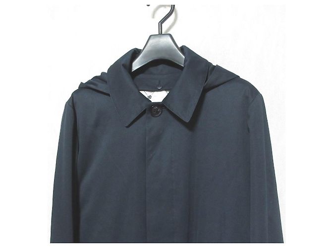 Autre Marque Casaco Pringle com forro acolchoado, capuz removível e gola simples Azul Azul marinho - vista 3