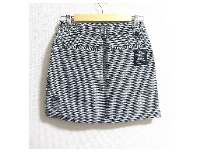Autre Marque Falda de golf con estampado pata de gallo MASTER BUNNY EDITION Negro - vista 3