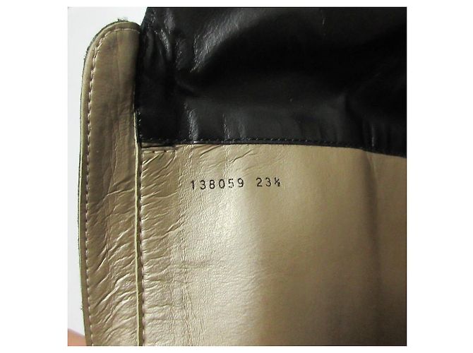 Autre Marque Botas largas de ante GINZA Kanematsu Castaño Negro - vista 10