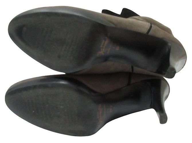 Autre Marque Botas largas de ante GINZA Kanematsu Castaño Negro - vista 8
