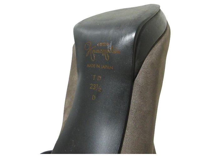 Autre Marque Botas largas de ante GINZA Kanematsu Castaño Negro - vista 9