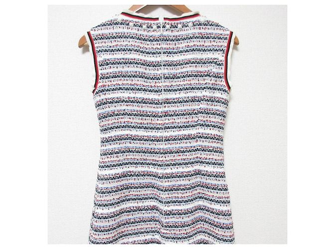 Autre Marque Rene MALHIA KENT Stoffkleid Weiß Mehrfarben - Ansicht 4
