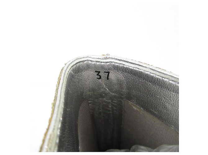 Maison Martin Margiela22 Botas curtas de glitter Prata - vista 11