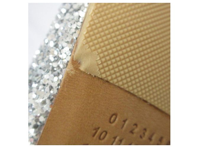 Maison Martin Margiela22 Botas curtas de glitter Prata - vista 13
