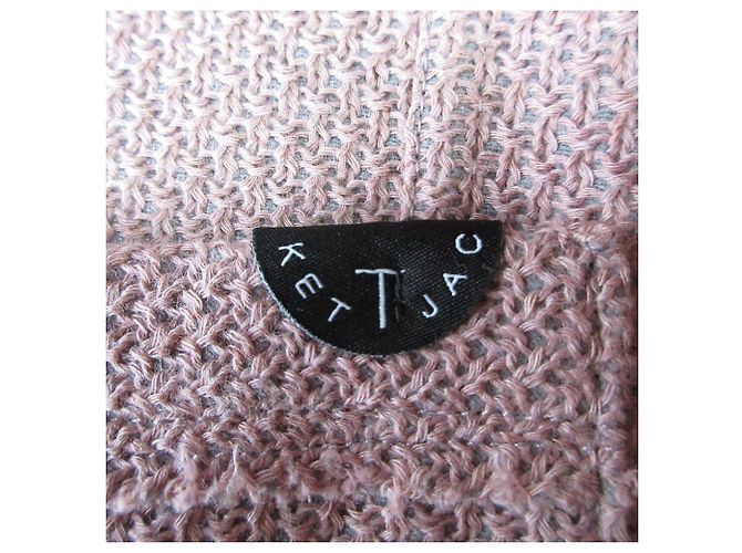 Autre Marque T-JACKET Tweed-Jacke ohne Kragen Beige - Ansicht 5