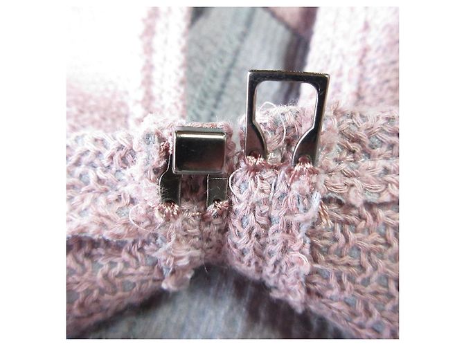 Autre Marque T-JACKET Tweed-Jacke ohne Kragen Beige - Ansicht 6