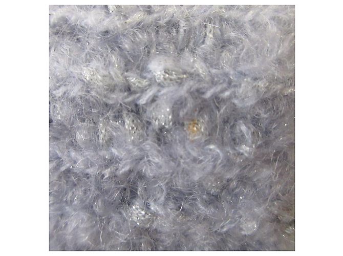 Autre Marque TIARA Mohair Lame Strickjacke Blau Hellblau - Ansicht 9