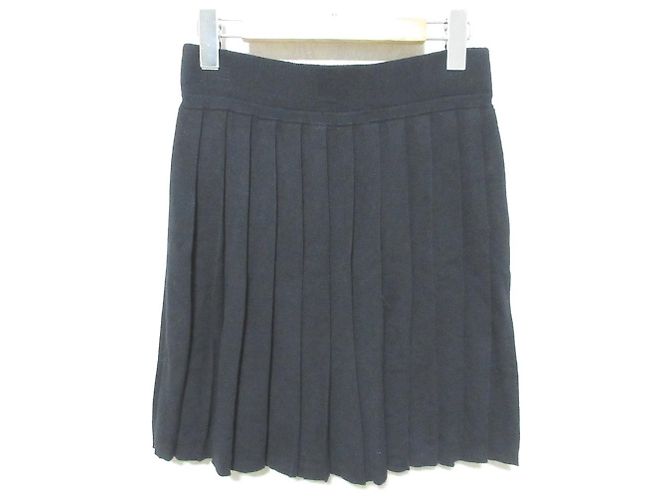 Autre Marque Falda de punto plisada BLUE LABEL CRESTBRIDGE Negro - vista 2
