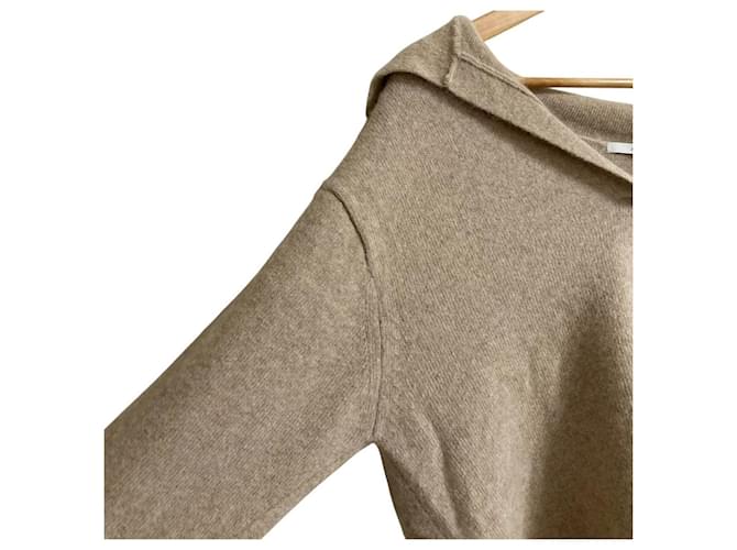 Autre Marque Johnbull FoxMAX Collar Strickpullover Beige - Ansicht 3