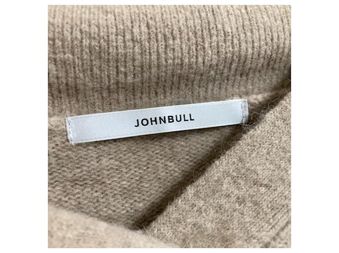 Autre Marque Johnbull FoxMAX Collar Strickpullover Beige - Ansicht 4