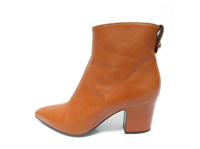 Autre Marque Kurze Lederstiefel Giuseppe Zanotti Orange - Ansicht 3