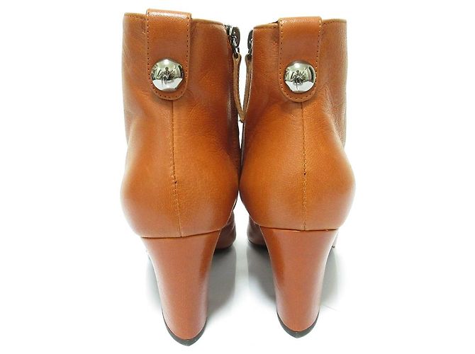 Autre Marque Kurze Lederstiefel Giuseppe Zanotti Orange - Ansicht 4