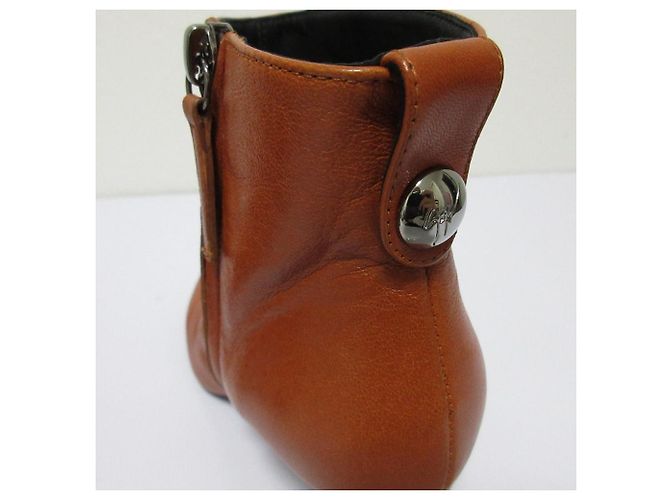 Autre Marque Kurze Lederstiefel Giuseppe Zanotti Orange - Ansicht 8