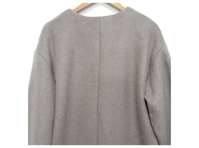 Autre Marque Abrigo sin cuello COLLAGE Castaño - vista 5