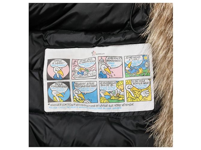 Moncler LAGOPEDE Fox Fur Down Coat Beige - view 11