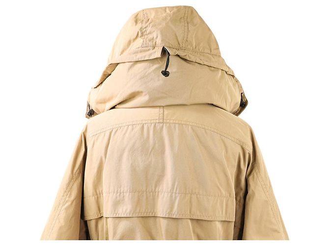Moncler LAGOPEDE Fox Fur Down Coat Beige - view 6