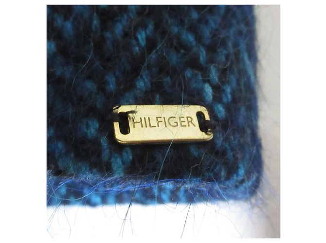 Autre Marque Abrigo de lana con espiga Tommy Hilfiger Azul - vista 6