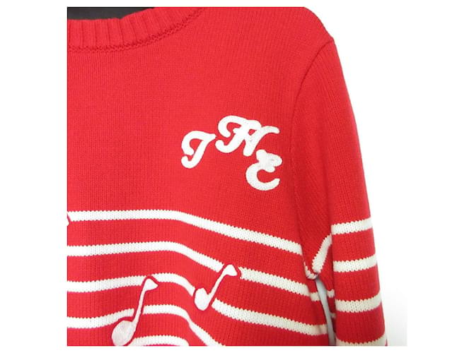 Strickpullover MARC JACOBS THE BAND SWEATER Rot - Ansicht 3