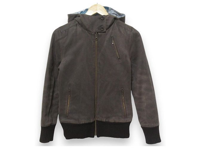 Autre Marque VIVIENNE TAM Chaqueta acolchada reversible Castaño Azul - vista 2