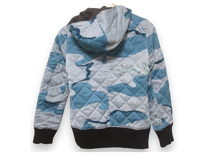 Autre Marque VIVIENNE TAM Chaqueta acolchada reversible Castaño Azul - vista 3
