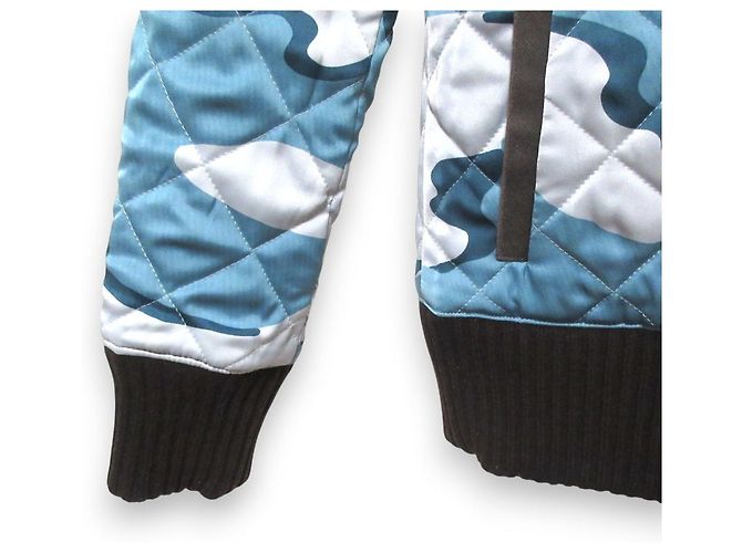 Autre Marque VIVIENNE TAM Chaqueta acolchada reversible Castaño Azul - vista 6
