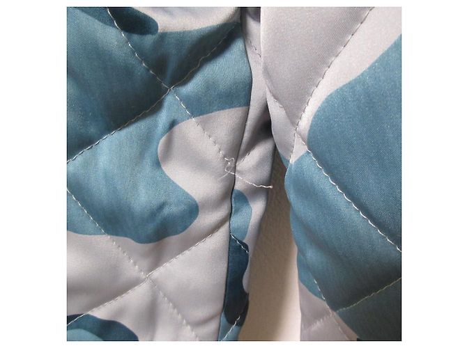 Autre Marque VIVIENNE TAM Chaqueta acolchada reversible Castaño Azul - vista 7