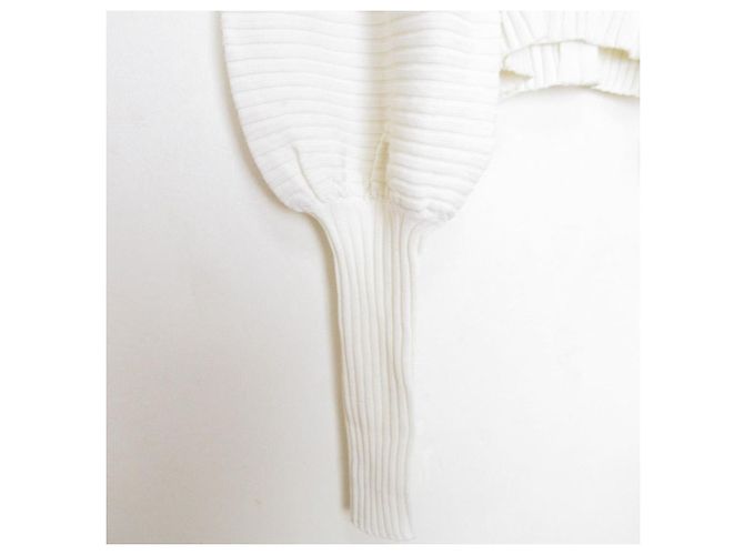 Autre Marque TRICOT SR AWESOME PUFF SHEER Knitwear Blanco - vista 5