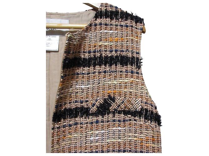 Autre Marque Rene TISSUE Tweed Kleid Pink - Ansicht 5