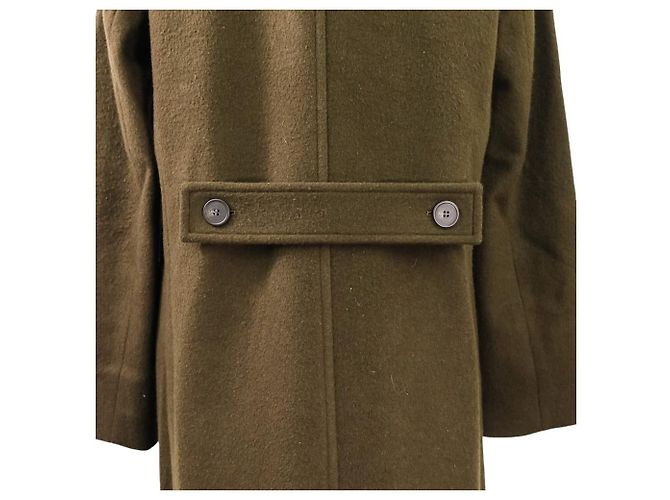 Abrigo largo de lana Theory Luxe SUPER SEEK JEMINA Verde Caqui - vista 6
