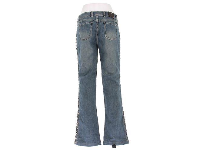 Escada Jean azul con lentejuelas - vista 2