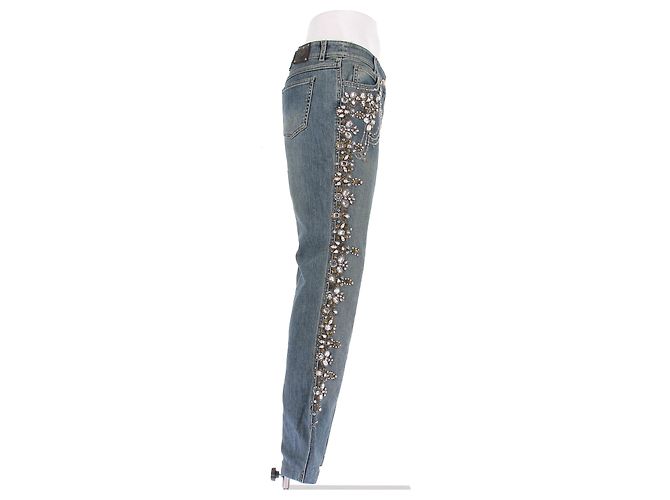Escada Jean azul con lentejuelas - vista 3