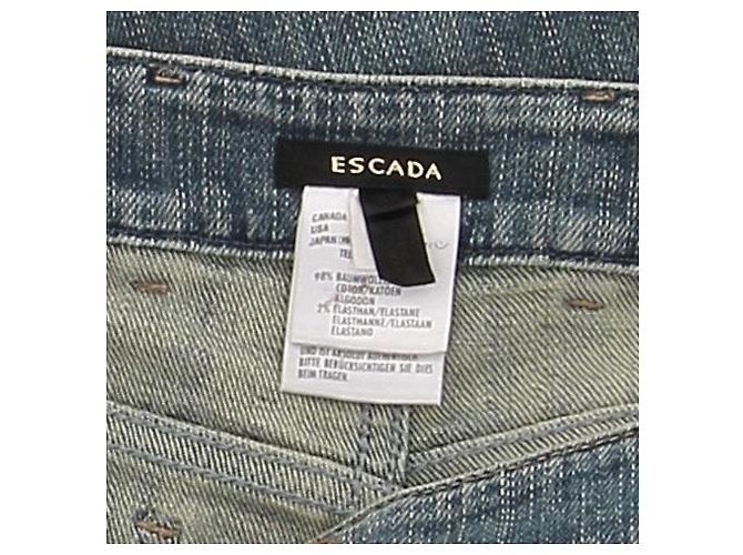 Escada Jean azul con lentejuelas - vista 5