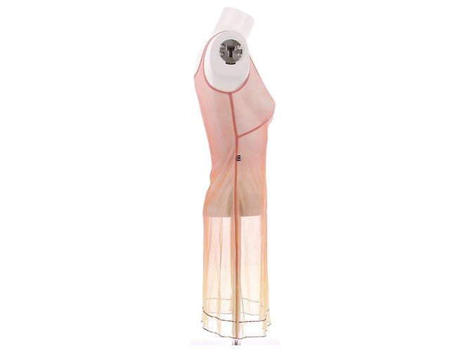 Jean Paul Gaultier Abito in tulle multicolore - vista 3