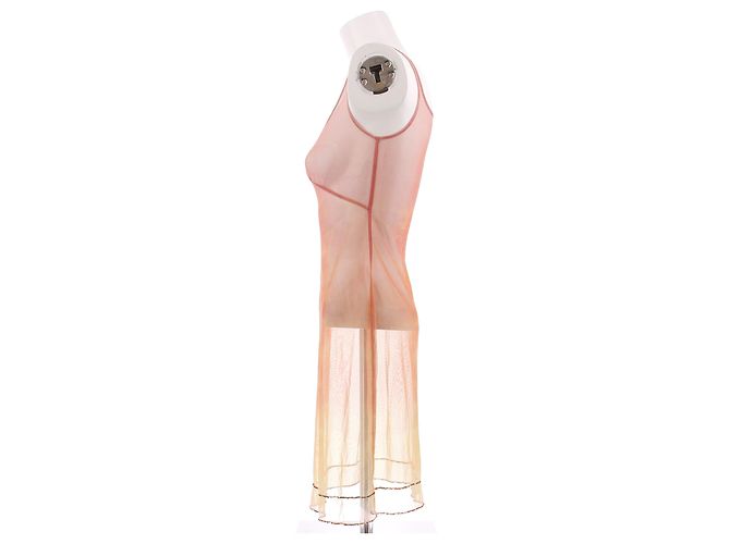 Jean Paul Gaultier Abito in tulle multicolore - vista 4